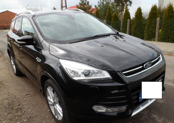 Ford Kuga cena 61500 przebieg: 45000, rok produkcji 2015 z Wieluń małe 154